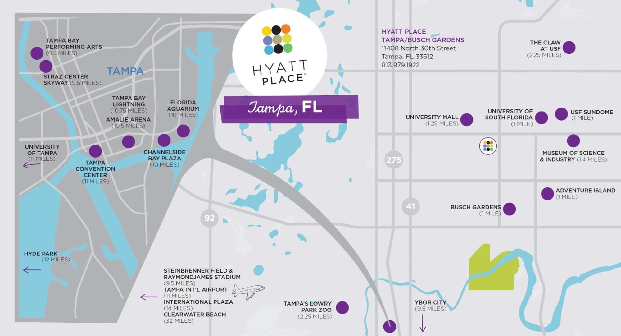 Hyatt Place Tampa Busch Gardens Ngoại thất bức ảnh